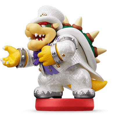 Bowser wedding amiibo. Opens in a new window.